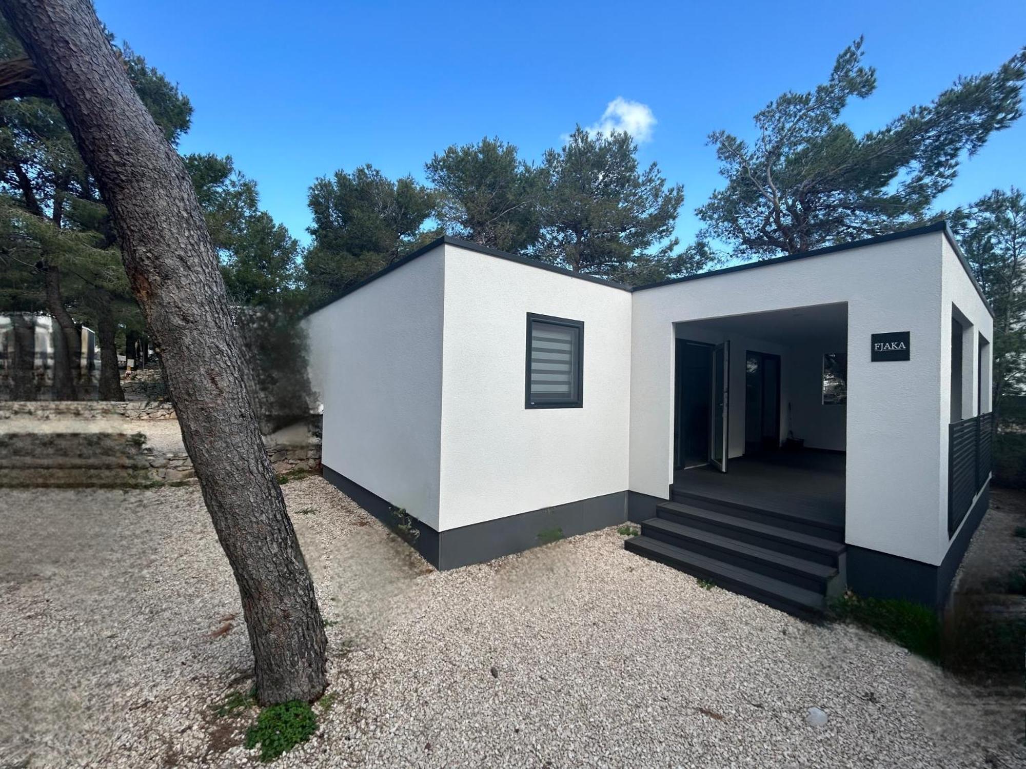 Fjaka Luxury Mobile Home - Oaza Mira Camping Croatia Drage Exteriör bild